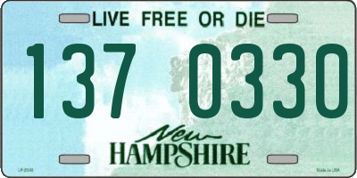 NH license plate 1370330