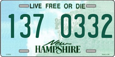 NH license plate 1370332