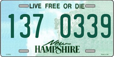 NH license plate 1370339