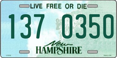 NH license plate 1370350