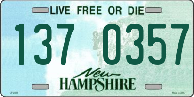 NH license plate 1370357