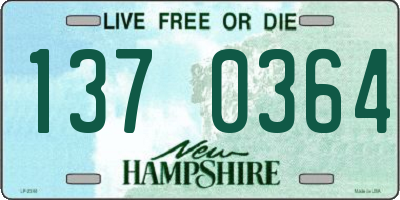 NH license plate 1370364