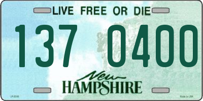 NH license plate 1370400