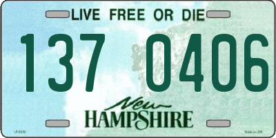 NH license plate 1370406