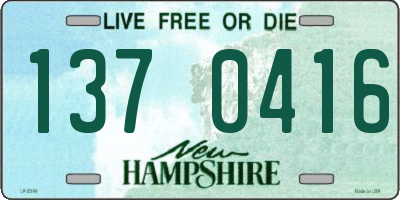 NH license plate 1370416