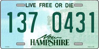 NH license plate 1370431