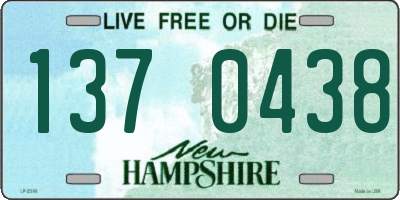 NH license plate 1370438