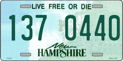 NH license plate 1370440