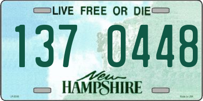NH license plate 1370448