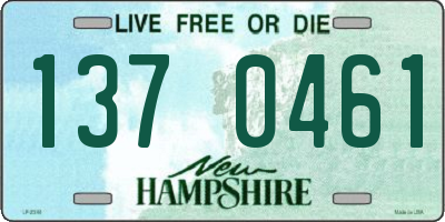 NH license plate 1370461