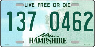 NH license plate 1370462