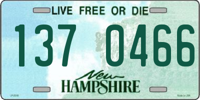 NH license plate 1370466