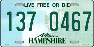 NH license plate 1370467