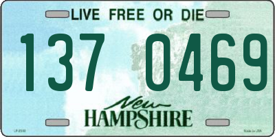 NH license plate 1370469