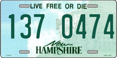 NH license plate 1370474