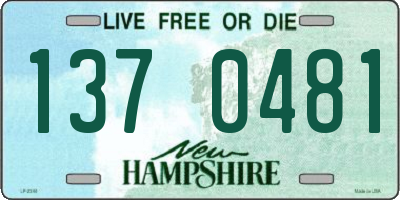 NH license plate 1370481