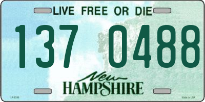 NH license plate 1370488
