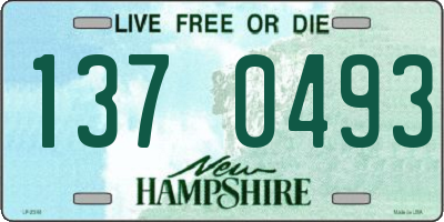 NH license plate 1370493