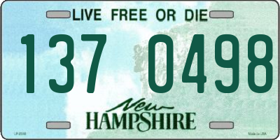 NH license plate 1370498