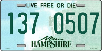 NH license plate 1370507