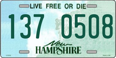 NH license plate 1370508