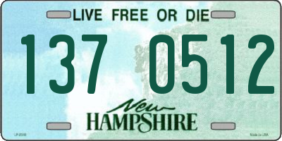 NH license plate 1370512