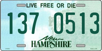 NH license plate 1370513