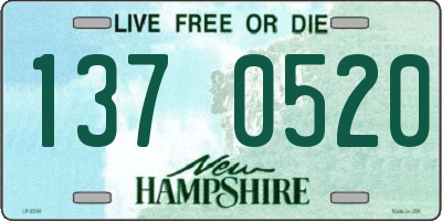 NH license plate 1370520