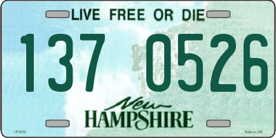 NH license plate 1370526