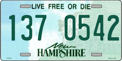 NH license plate 1370542