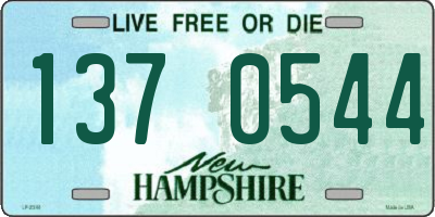 NH license plate 1370544