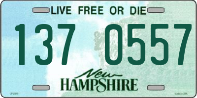 NH license plate 1370557