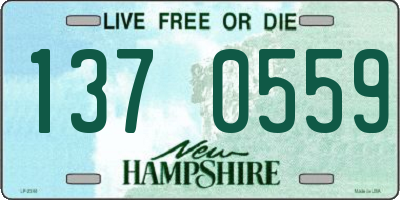 NH license plate 1370559
