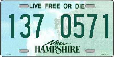 NH license plate 1370571
