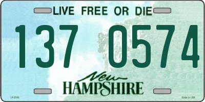 NH license plate 1370574