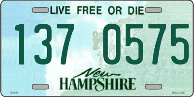 NH license plate 1370575