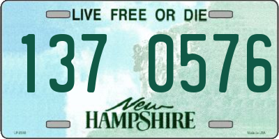 NH license plate 1370576