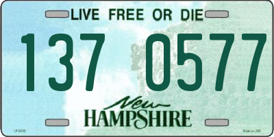 NH license plate 1370577