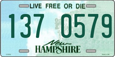 NH license plate 1370579