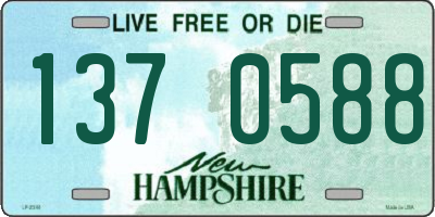 NH license plate 1370588