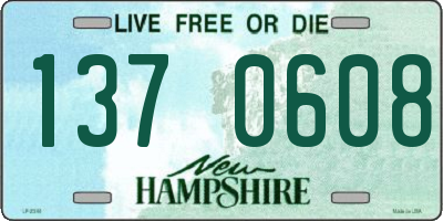 NH license plate 1370608
