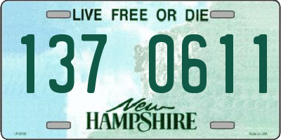 NH license plate 1370611