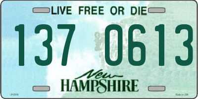 NH license plate 1370613