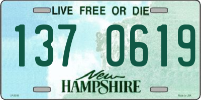 NH license plate 1370619