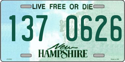 NH license plate 1370626