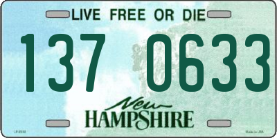 NH license plate 1370633