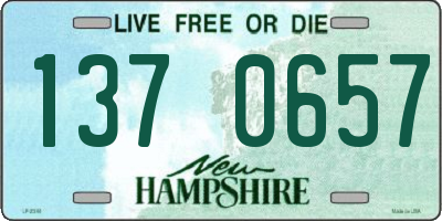 NH license plate 1370657