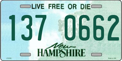 NH license plate 1370662