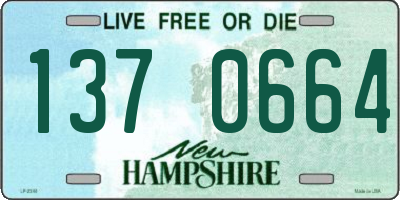 NH license plate 1370664
