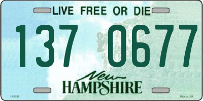 NH license plate 1370677